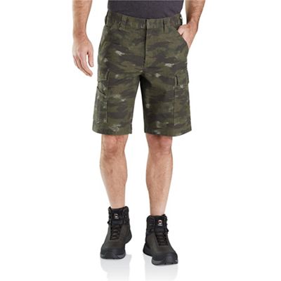 Carhartt Men's Rugged Flex Rigby Cargo 11 Inch Short - 34 - Basil Blind Fatigue Camo product image