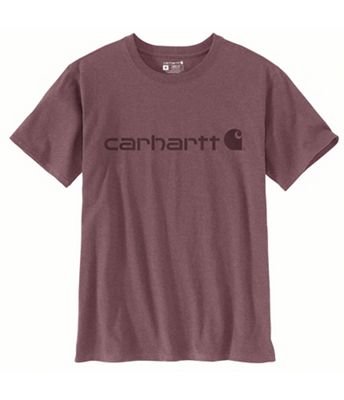 Carhartt Womens WK195 Workwear Logo SS Shirt - Small - Amethyst Smoke Heat