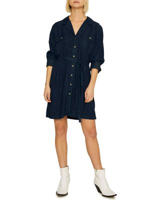 Sanctuary Women's Stephie Army Shirt Dress - Large - New Port Wash product image