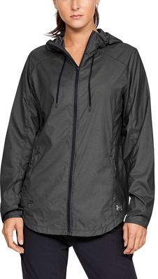 Under Armour Women's UA Prevail Windbreaker - Small - Black / Black / Tetra Gray product image