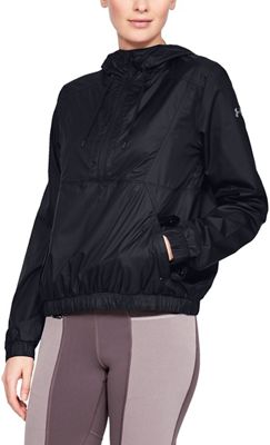 Under Armour Women's UA Prevail Windbreaker Anorak Jacket - Small - Black /  / Tetra Gray product image