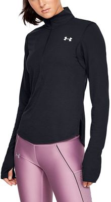 Under Armour Women's UA Streaker 2.0 Half Zip Top - Large - Black / Black / Reflective product image