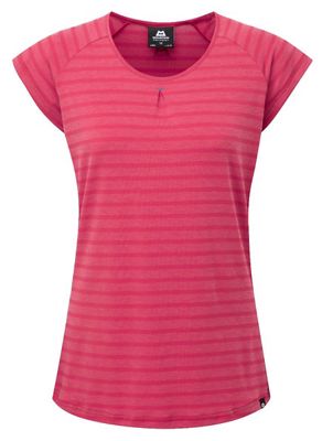 Mountain Equipment Women's Equinox Tee - 14 - Poppy Stripe product image