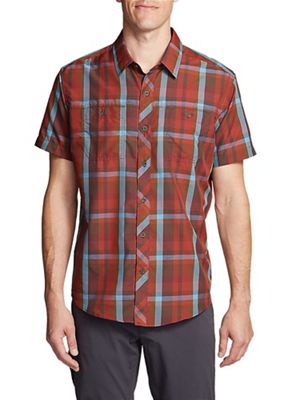 Eddie Bauer Travex Men's Greenpoint Short Sleeve Shirt - Small - Amber product image