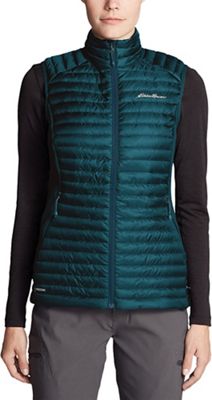 Eddie Bauer First Ascent Womens Microtherm 2.0 Stormdown Vest - XS - Peaco
