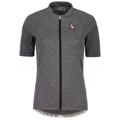 Maloja Women's BorgiaM. Short Sleeve Bike Jersey - Medium - Grey Melange product image