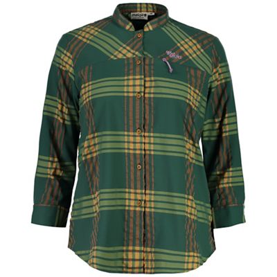Maloja Women's MuraM. Shirt - Large - Stone Pine Check product image