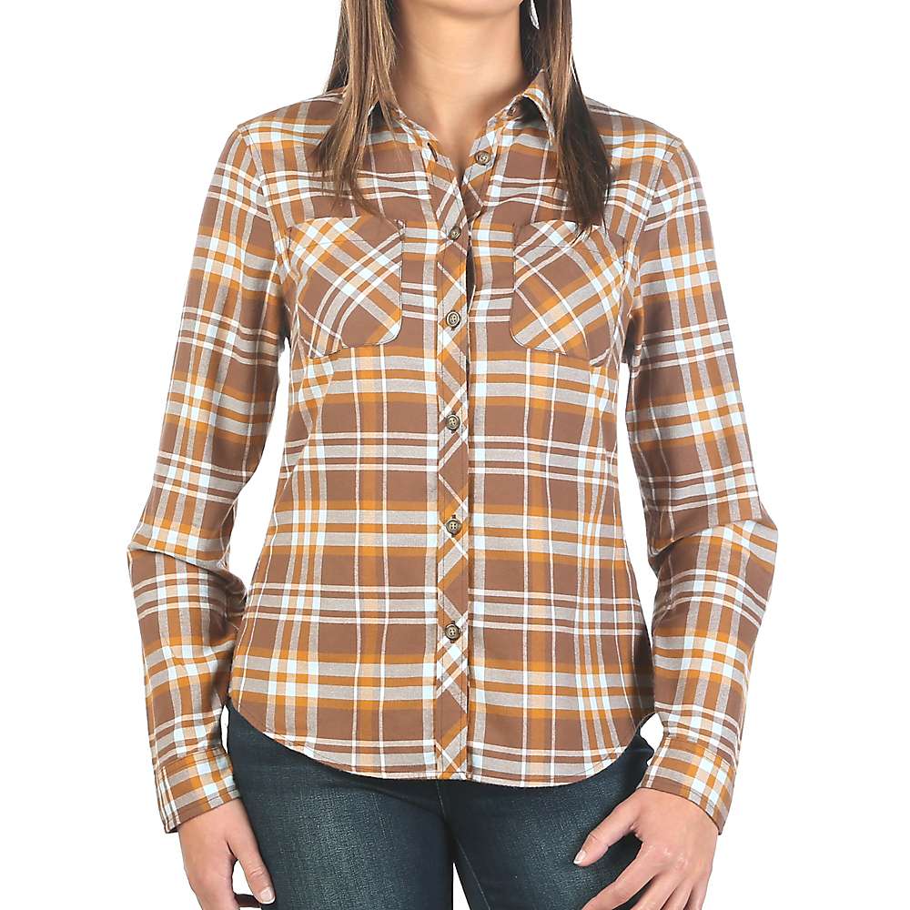 Moosejaw Women's Linwood Flannel - Small - Brown / Pink product image