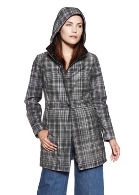 Feller Womens Howe Fitted Coat - Medium - Vintage Grey Plaid product image