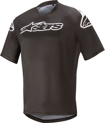 AlpineStars Men's Racer V2 SS Jersey - Large - Black / White product image