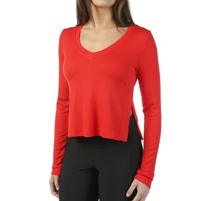 Vimmia Women's Serenity LS V-Neck Top - Medium - Scarlet product image