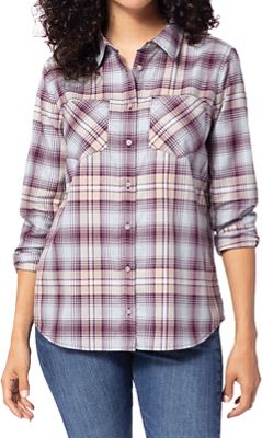 Pendleton Women's Long Sleeve Plaid Shirt - Large - Fig/Taupe Plaid product image