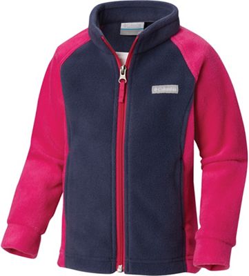 Columbia Toddler Girls' Benton Springs Fleece Jacket - 2T - Nocturnal / Haute Pink product image