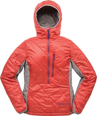 Big Agnes Women's Willow Hooded Pullover - Large - Apple / Grey product image