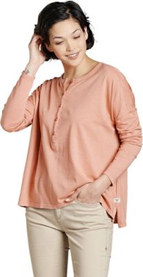 Toad & Co Women's Primo Henley LS Top - XS - Rose Dawn product image