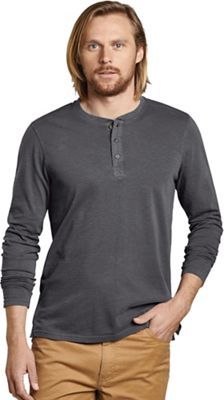Toad & Co Men's Primo LS Henley Shirt - Medium - Soot Vintage Wash product image