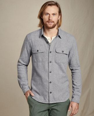 Toad & Co Men's Ranchero LS Shirt - Medium - Smoke product image