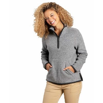 Toad & Co Women's Telluride Sherpa Pullover - Large - Grey Heather II product image