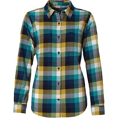 Royal Robbins Womens Lieback LS Flannel Shirt - Rhubarb
