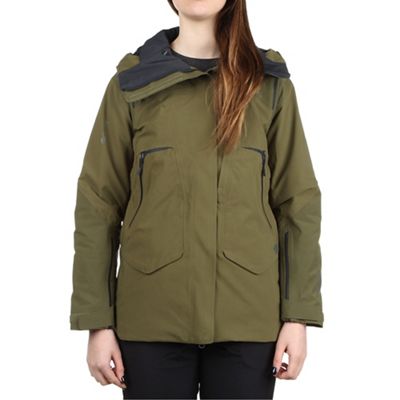 Mountain Hardwear Women's Boundary Line GTX Insulated Jacket - XS - Combat Green product image