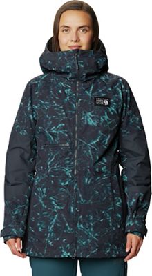Mountain Hardwear Women's Firefall/2 Insulated Jacket - XS - Dark Storm Glitch Print product image