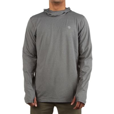 Mountain Hardwear Men's Ghee Hoody - Large - Heather Shark / Manta Grey product image
