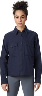 Mountain Hardwear Women's Moiry Shirt Jacket - Large - Dark Zinc product image