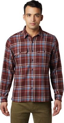 Mountain Hardwear Men's Woolchester LS Shirt - Small - Dark Umber product image
