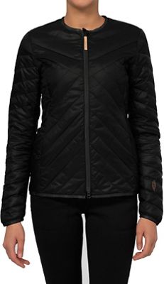 Indygena Women's Vedo Long Sleeve Zip-Up - Large - Pure Black product image