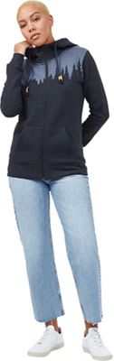 Tentree Women's Juniper Zip Hoodie - Small - Meteorite Black Heather product image