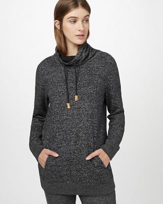 Tentree Women's Yampa LS Crew - Medium - Meteorite Black product image