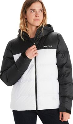 Marmot Women's Guides Down Hoody - Large - White / Black product image