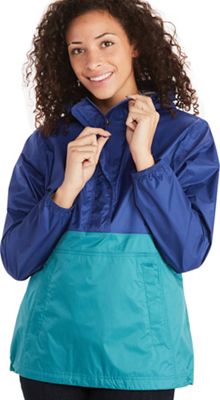 Marmot Women's PreCip Eco Anorak - Small - Royal Night / Enamel Blue product image