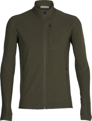 Icebreaker Men's Descender LS Zip Top - Large - Loden product image