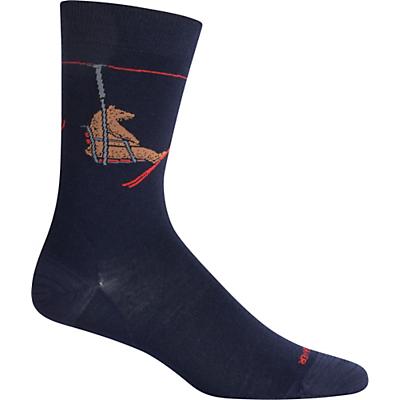 Icebreaker Lifestyle Fine Gauge Crew Gondolas Sock - Midnight Navy