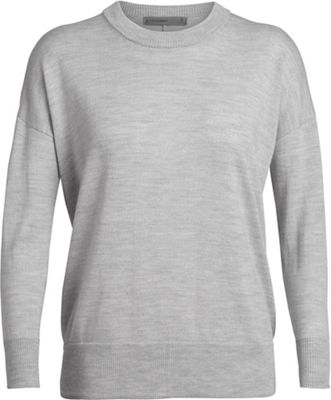 Icebreaker Women's Shearer Crewe Sweater - Large - Steel Heather product image