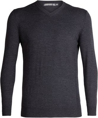 Icebreaker Men's Shearer V Sweater - Medium - Char Heather product image
