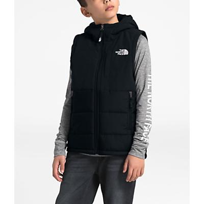The North Face Youth Balanced Rock Insulated Hooded Vest - TNF Black