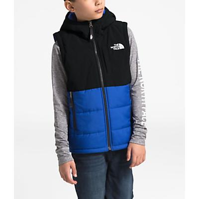 The North Face Youth Balanced Rock Insulated Hooded Vest - TNF Blue