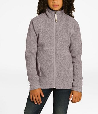 The North Face Girls' Crescent Full Zip Sweater - XS - Ashen Purple Heather product image