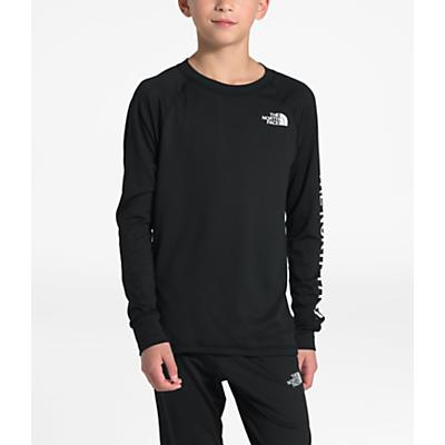 The North Face Youth Poly Warm Crew Top - TNF Black