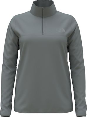 The North Face Women's TKA Glacier 1/4 Zip Top - Large - Mid Grey product image