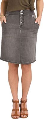 Prana Women's Aubrey Denim Skirt - 0 - Grey Denim product image