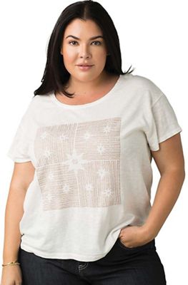 Prana Women's Chez Tee Plus - 1X - Soft White Constellations product image