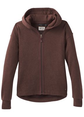 Prana Women's Cozy Up Zip Up Jacket - Large - Cocoa Heather