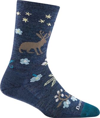 Darn Tough Women's Folktale Crew Light Sock - Large - Denim product image