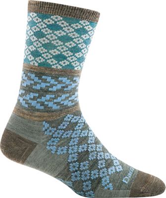 Darn Tough Women's Greta Crew Light Sock - Small - Aqua product image