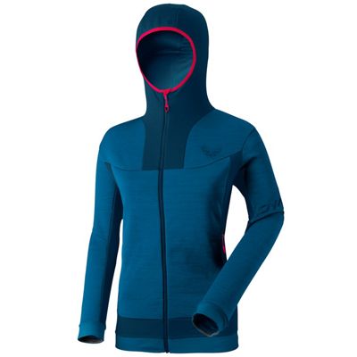 Dynafit Women's FT Pro Thermal Polartec Hooded Jacket - Large - Mykonos Blue product image