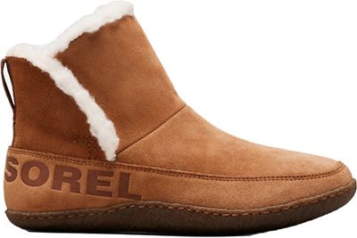 SOREL Nakiska Faux Fur Lined Bootie in Camel Brown at Nordstrom, Size 10