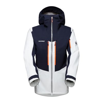 Mammut Men's Haldigrat HS Hooded Jacket - Small - White/Marine product image